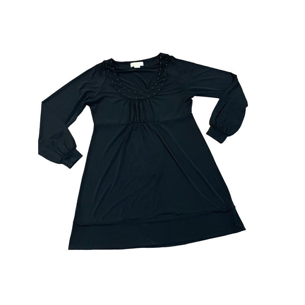 Michael Kors black baby doll womens dress Large